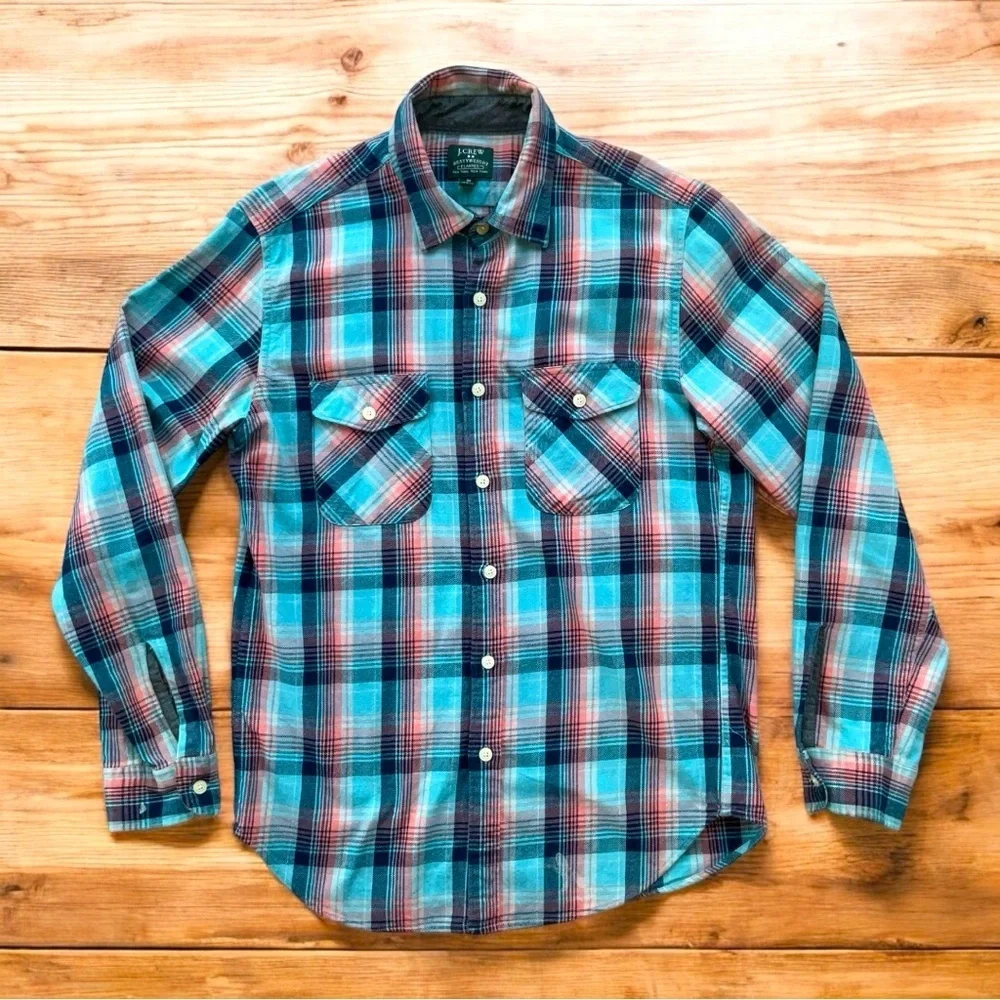 🪓 J.Crew Heavyweight Flannel‎ – Rugged Lumber Luxe (Men’s M)